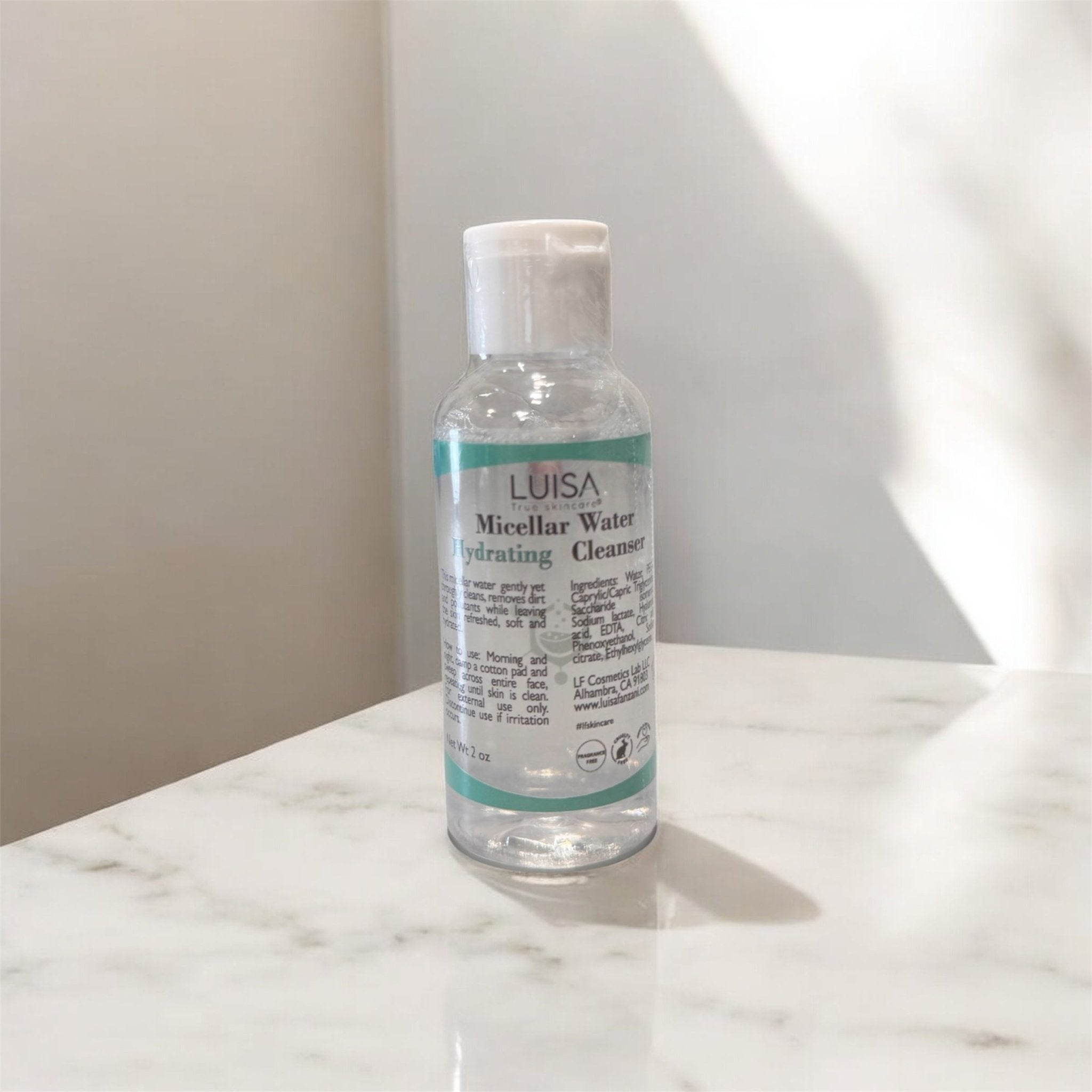 Micellar Water Cleanser - Luisa True Skincare